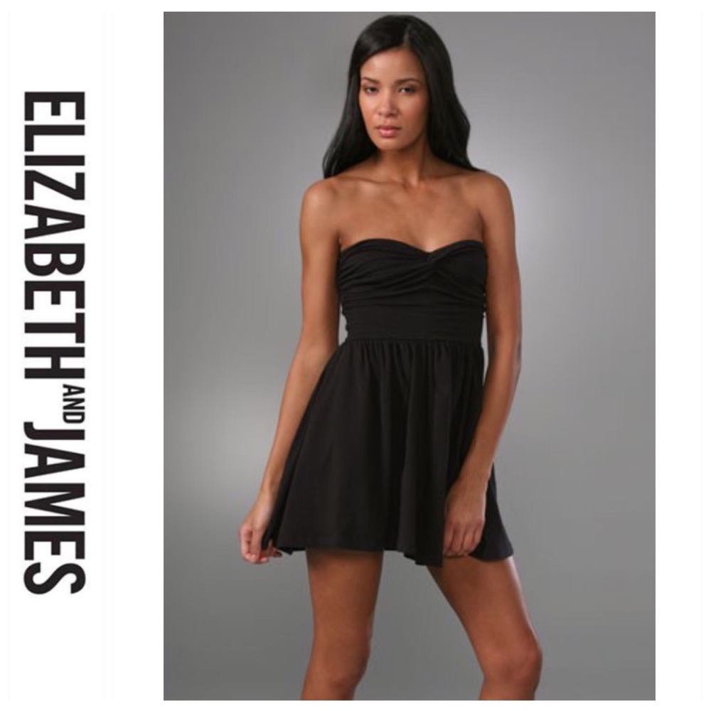 💕SALE💕Elizabeth & James Gray Jersey Cutout Dress